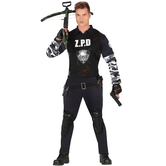 Déguisement de Policier Zombie pour homme