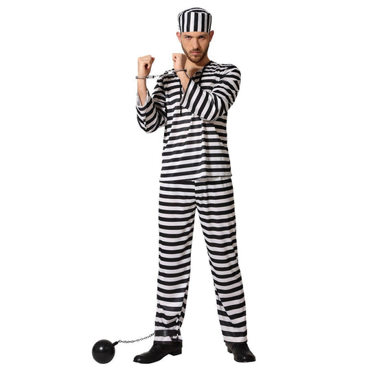 Déguisement de Prisonnier Rayé homme