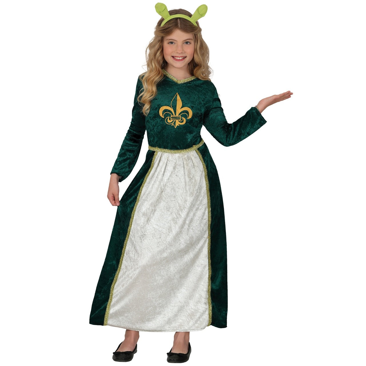 Déguisement de Princesse Médiévale Fiona pour fille