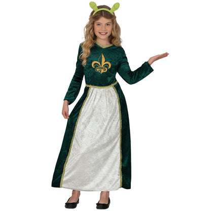 Déguisement de Princesse Médiévale Fiona pour fille