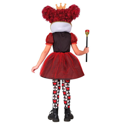 Déguisement de Reine de Cœur en tulle pour fille