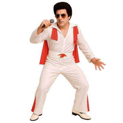 Déguisement de Roi du Rock Cape pour homme