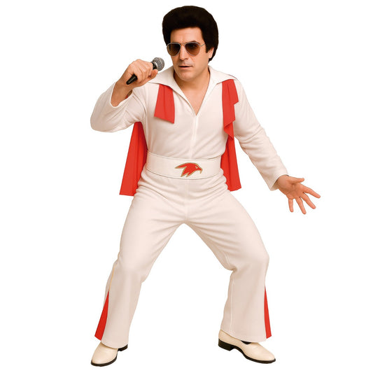 Déguisement de Roi du Rock Cape pour homme