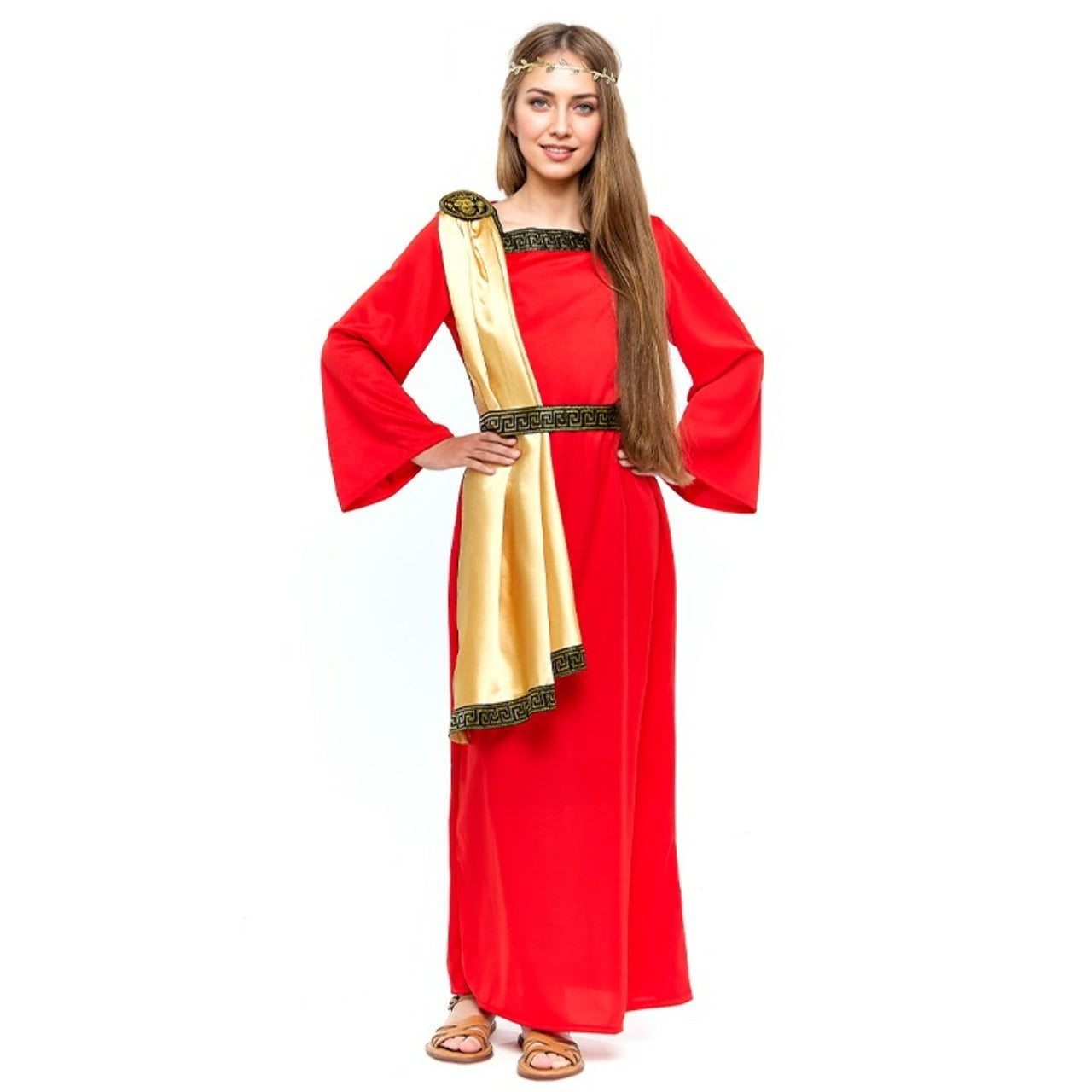 Déguisement Romaine Rouge Élégant femme