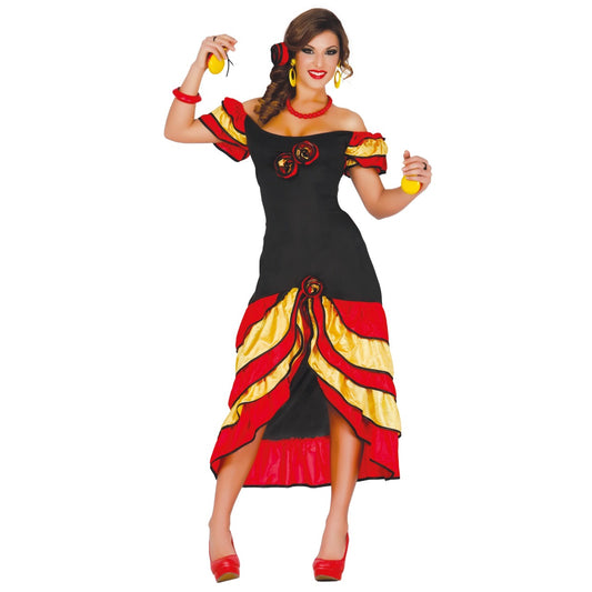 Déguisement de Rumbera Amusante pour femme