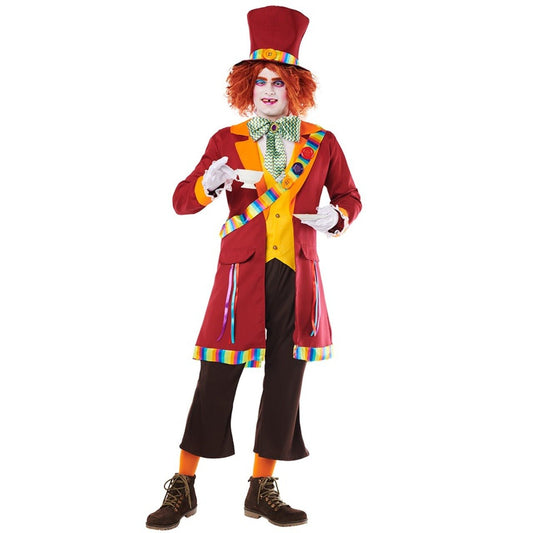Déguisement Chapelier Fou Coloré homme