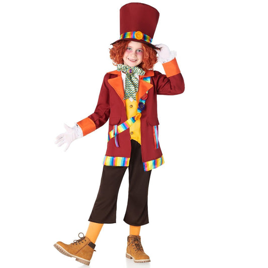 Déguisement Chapelier Fou Coloré enfant