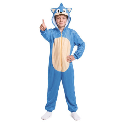 Déguisement de Super Hérisson Bleu pour enfant