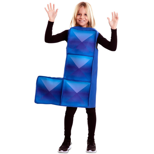 Déguisement Tetris Bleu Foncé pour enfant
