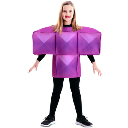 Déguisement Tetris Violet pour enfant