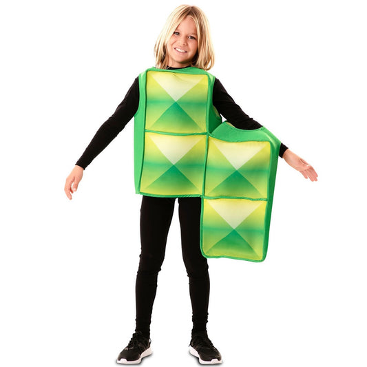 Déguisement Tetris Vert pour enfant