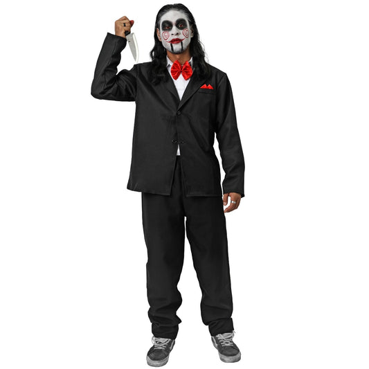 Déguisement de Marionnette Billy Saw homme