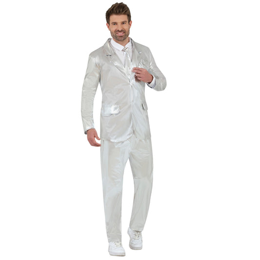 Costume Argenté Métallisé pour homme