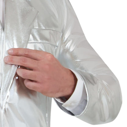 Costume Argenté Métallisé pour homme