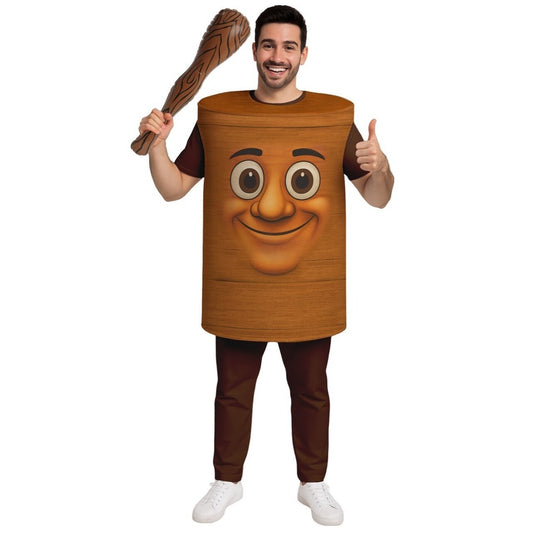 Déguisement de Tung Tung Sahur pour adulte