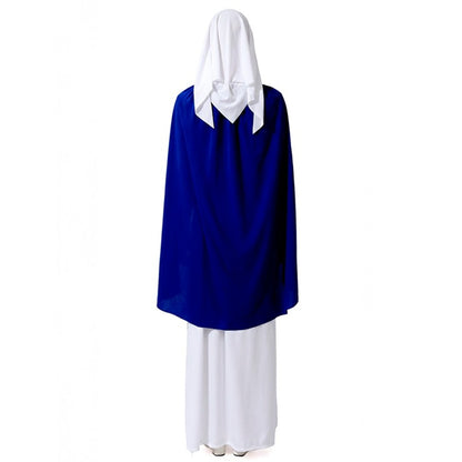 Déguisement de Vierge Marie bicolore pour femme