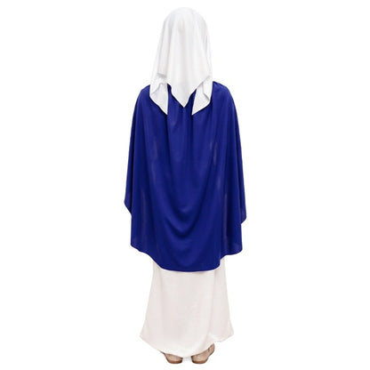 Déguisement de Vierge Marie bicolore pour fille