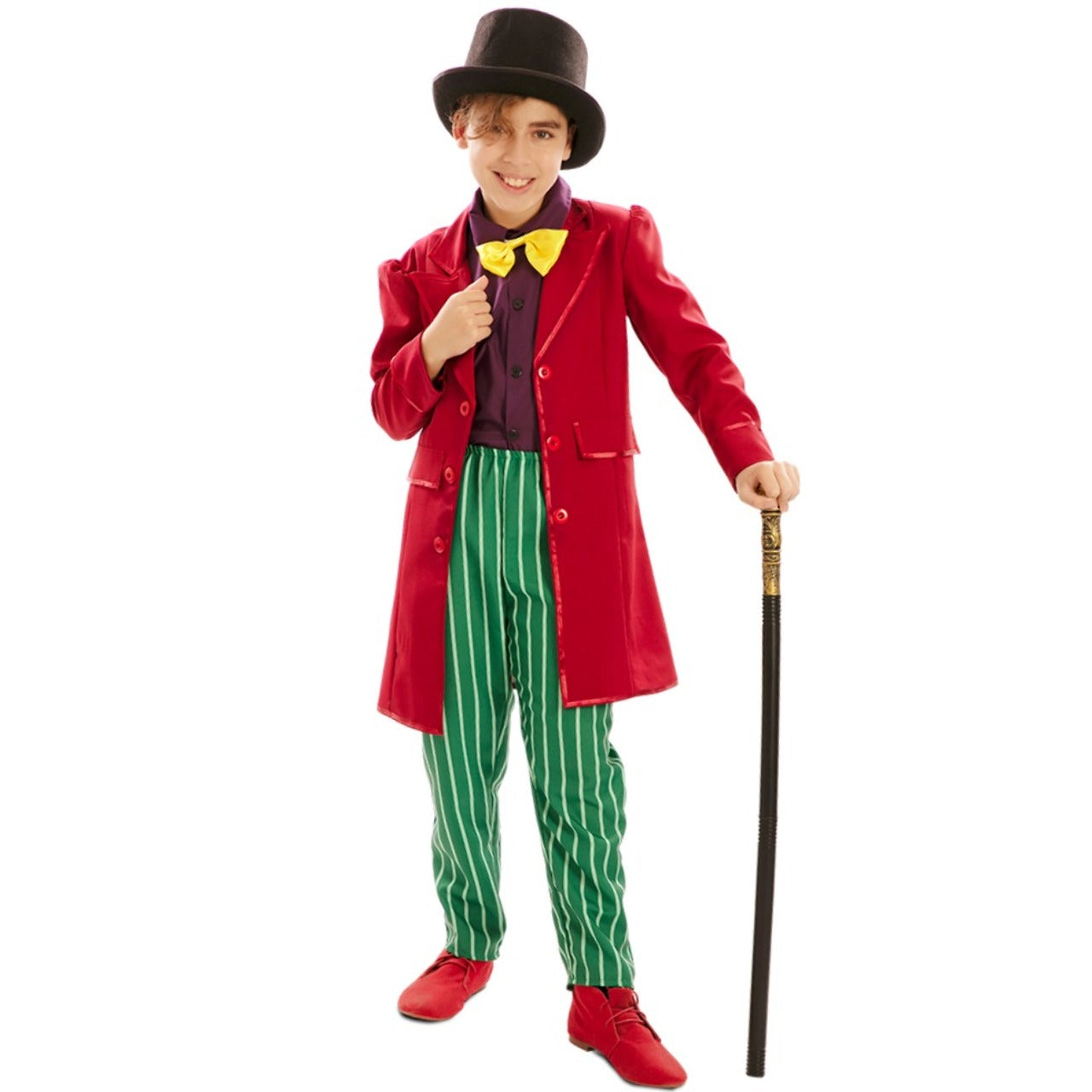 Costume nœud papillon Willy Wonka pour garçon