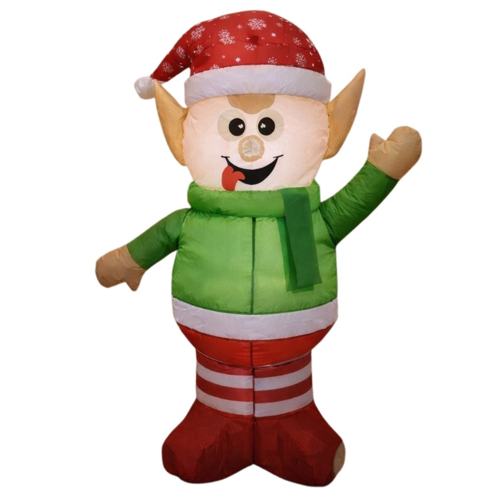 Elfe de Noël Gonflable