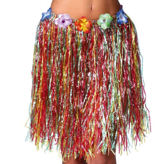 Jupe Hawaïenne Multicolore Courte