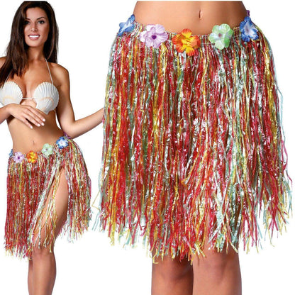 Jupe Hawaïenne Multicolore Courte