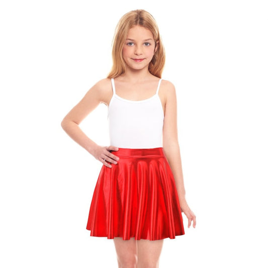 Jupe Rouge Métallisée pour fille