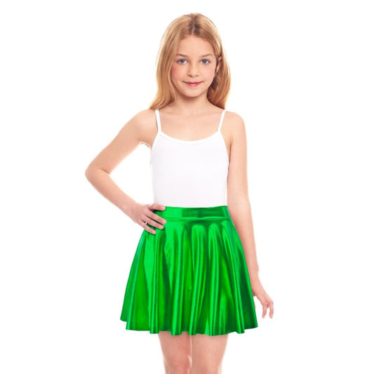 Jupe Verte Métallisée pour fille