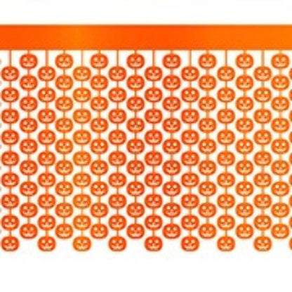 Jupe de table avec Crânes orange
