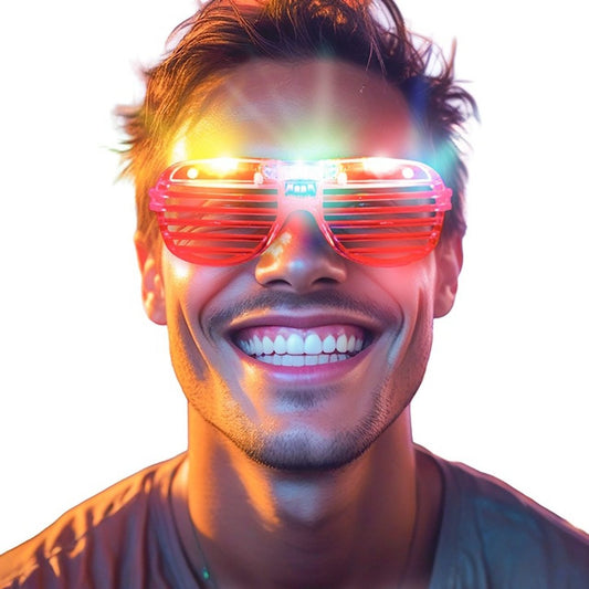 Lunettes avec lumières LED (couleurs assorties)
