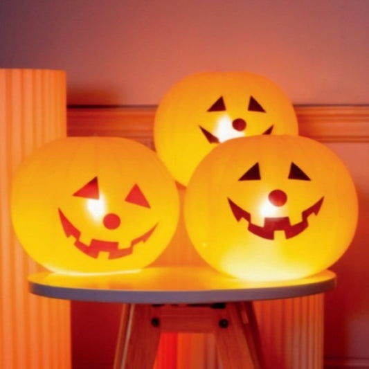 Ballons de Citrouille avec Lumière Led