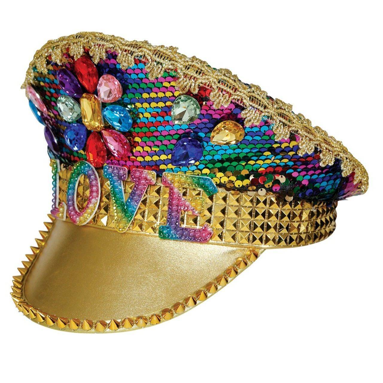 Casquette Police Love Strass