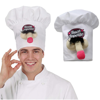 Bonnet de cuisinier avec pénis