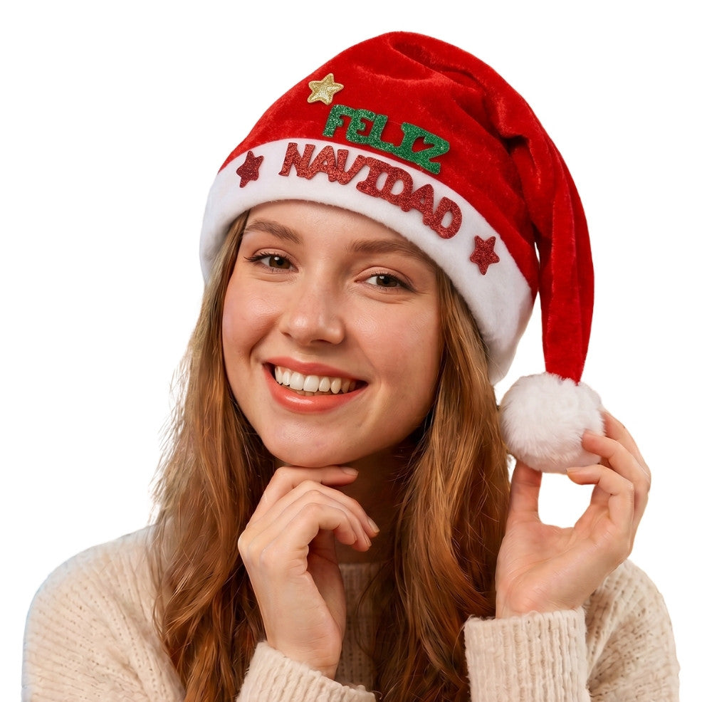 Bonnet Joyeux Noël Rouge