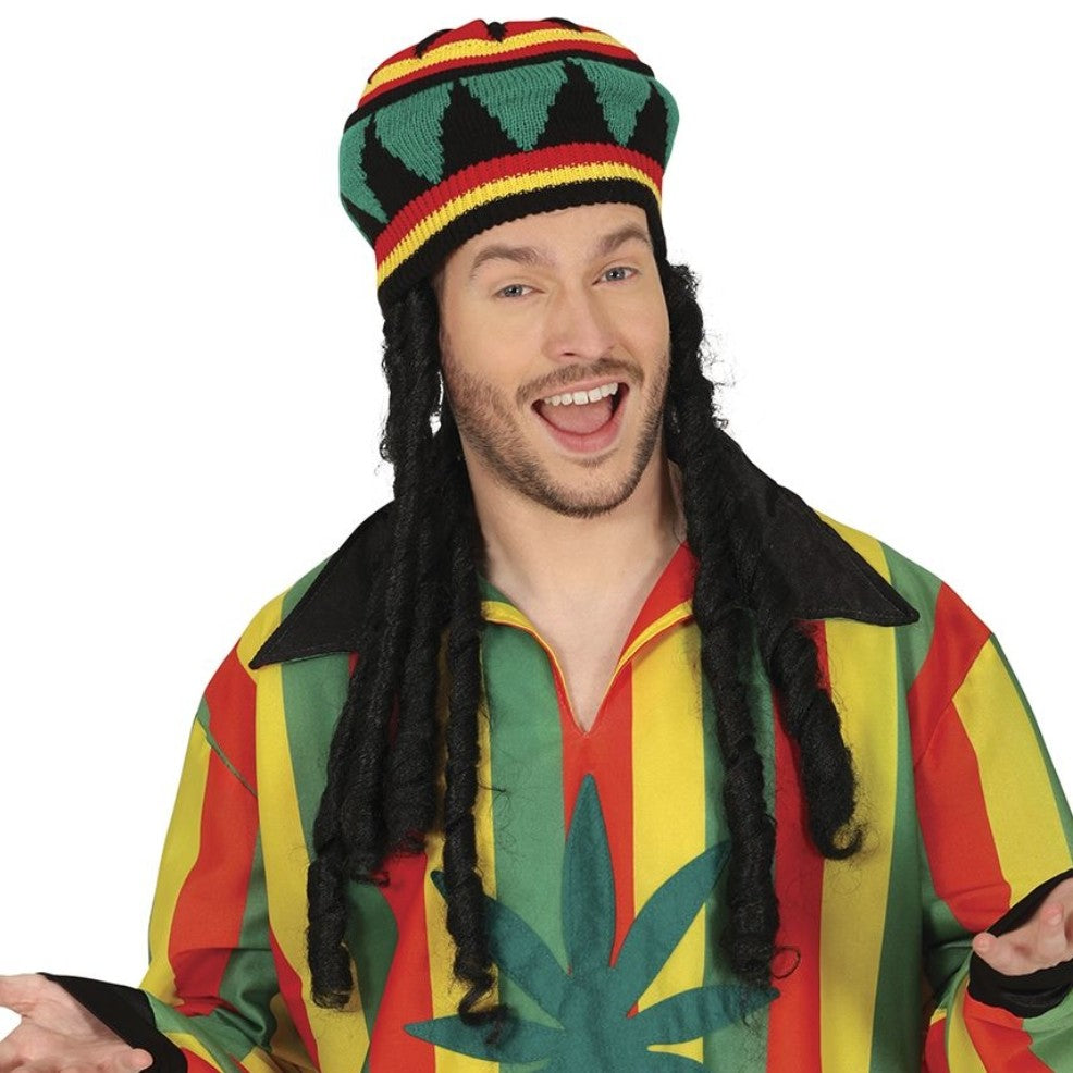 Chapeau Jamaïcain avec des Rastas
