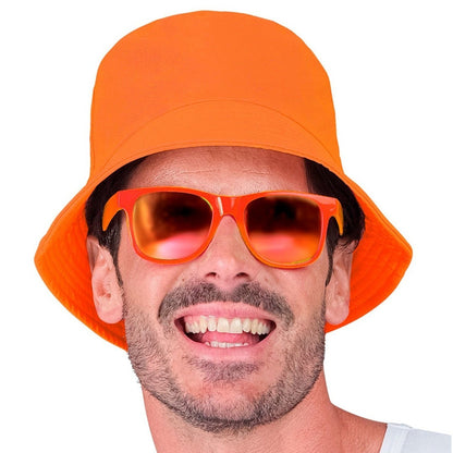Chapeau Orange Néon