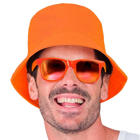 Chapeau Orange Néon
