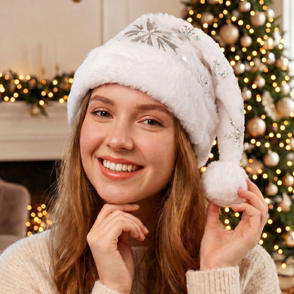Bonnet de Noël Flocons de Neige
