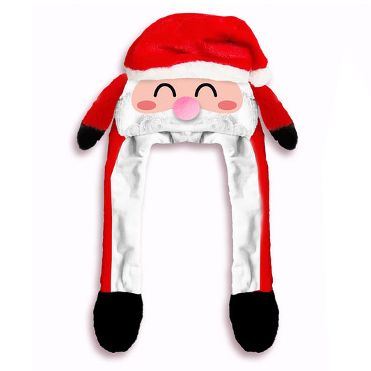 Bonnet du Père Noël avec Oreilles Mobiles