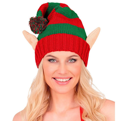 Bonnet en maille d’elfe avec oreilles