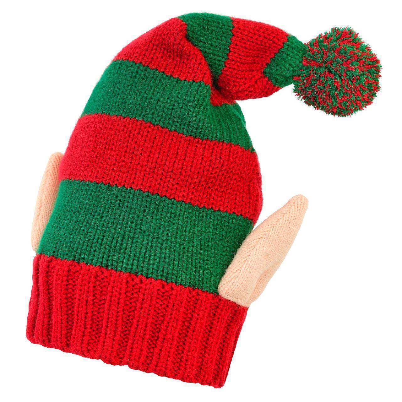 Bonnet en maille d’elfe avec oreilles