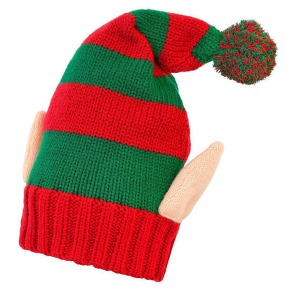 Bonnet en maille d’elfe avec oreilles