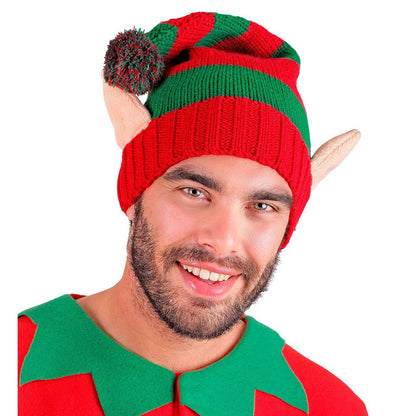 Bonnet en maille d’elfe avec oreilles