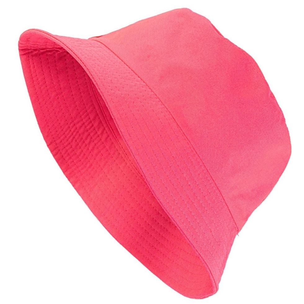 Chapeau rose fluo