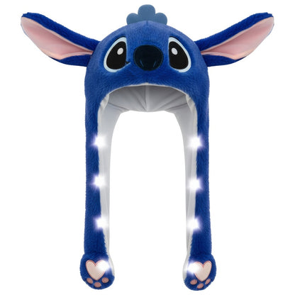 Chapeau de Stitch Bleu avec Oreilles Mobiles et lumière