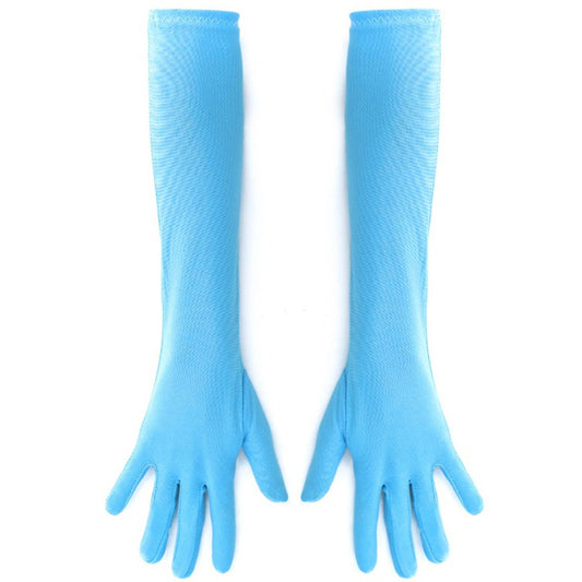 Gants Longs Bleu Clair Eco