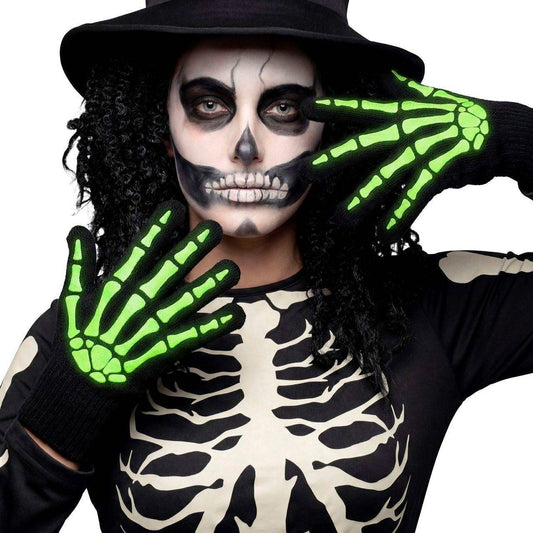 Gants Squelette Os Glow