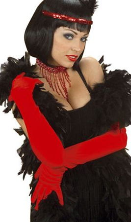 Gants Longs Rouges