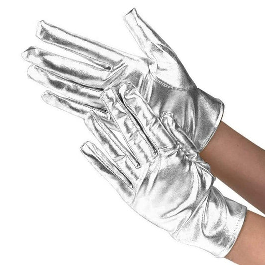 Gants Argentés Métallisés