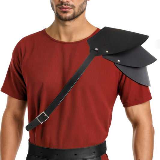 Épaulette de Gladiateur Romain Noir