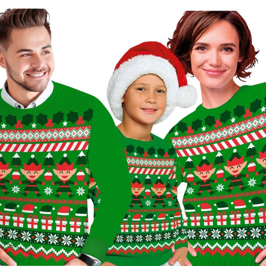 Pull de Père Noël Elfe pour les groupes